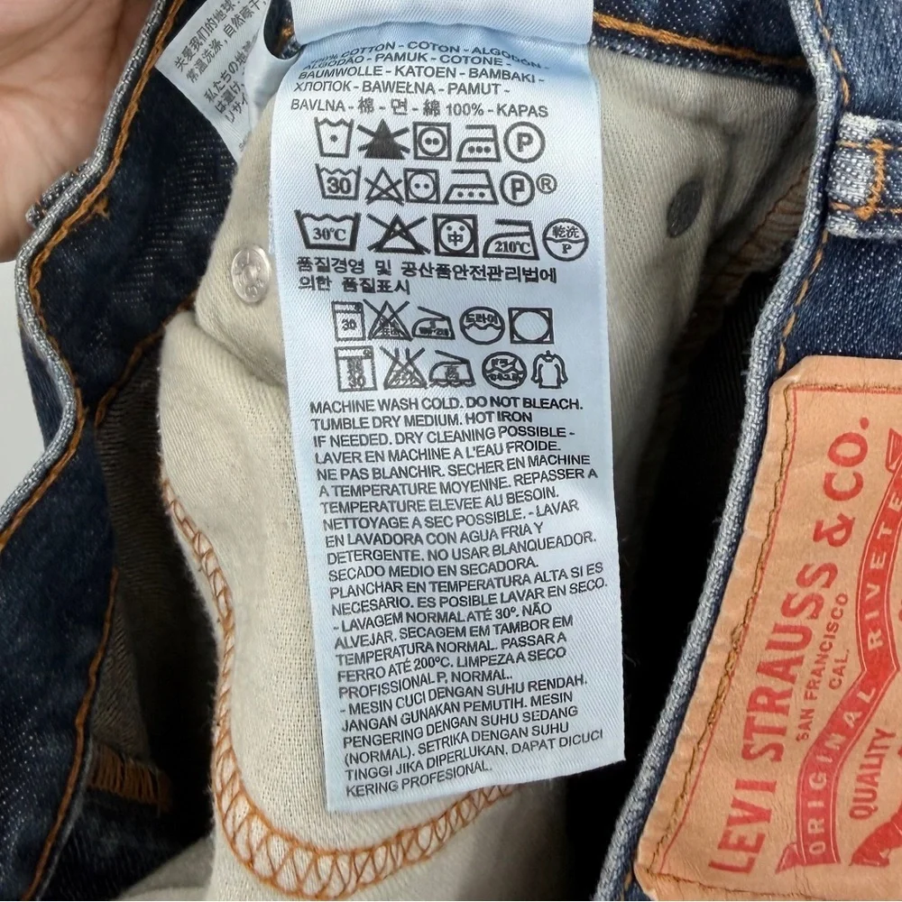 Levi’s 505 Relaxed Fit Blue Denim Jeans Size‎ 40x30
